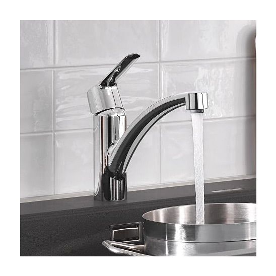 Set lavello in granito Grohe K400 31639AP0, rubinetto da cucina Grohe Start 30530002