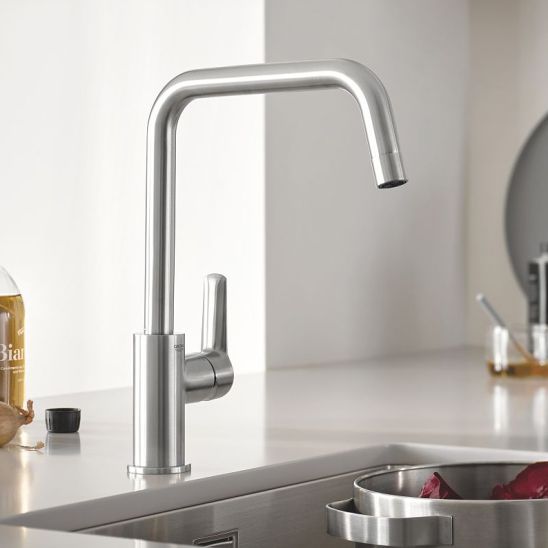 Set lavello in granito Grohe K700 31651AP0, rubinetto da cucina Grohe Start 30470DC0