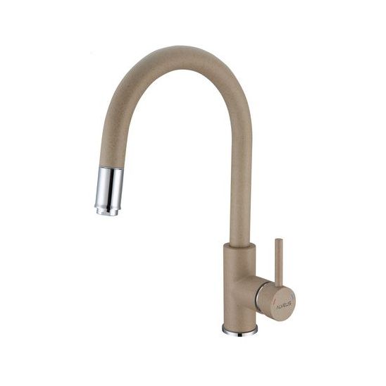 Set lavello in granito Alveus Cadit 1132024, rubinetto da cucina Alveus Delos 1129020