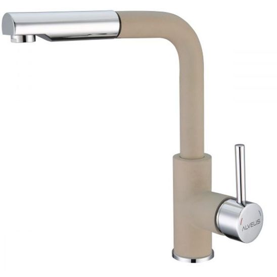 Set lavello in granito Alveus Atrox 1131994, rubinetto da cucina Alveus Siros 1129045
