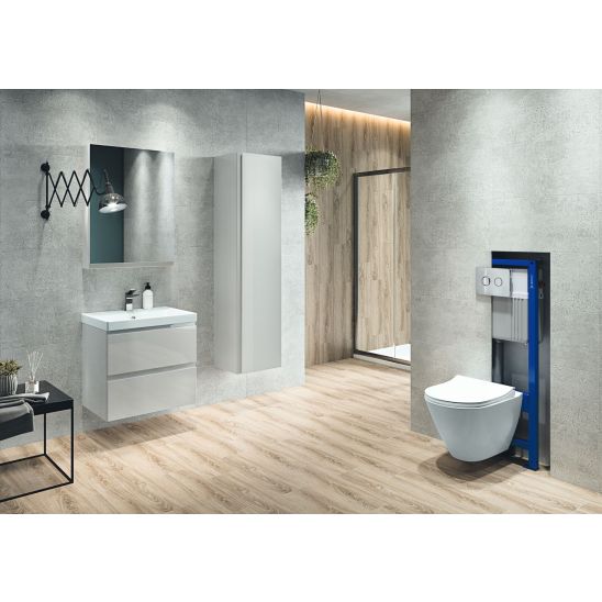 Set armadietto Cersanit Moduo S590-010-ECO, lavabo Cersanit Moduo K116-011-ECO