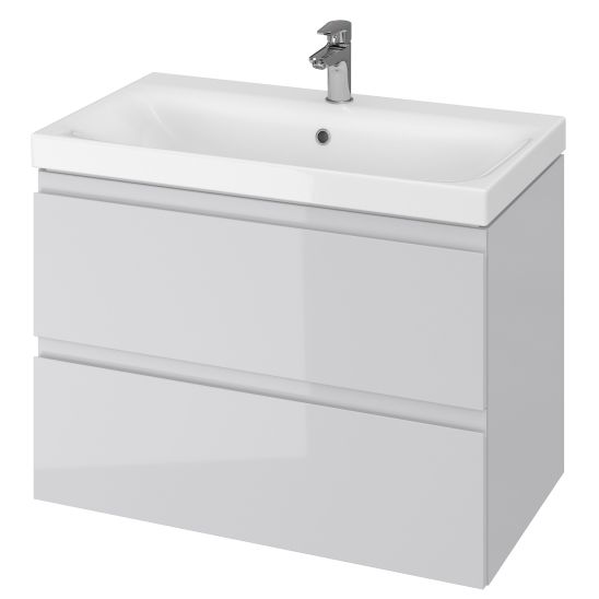 Set armadietto Cersanit Moduo S590-007-ECO, lavabo Cersanit Moduo K116-013-ECO