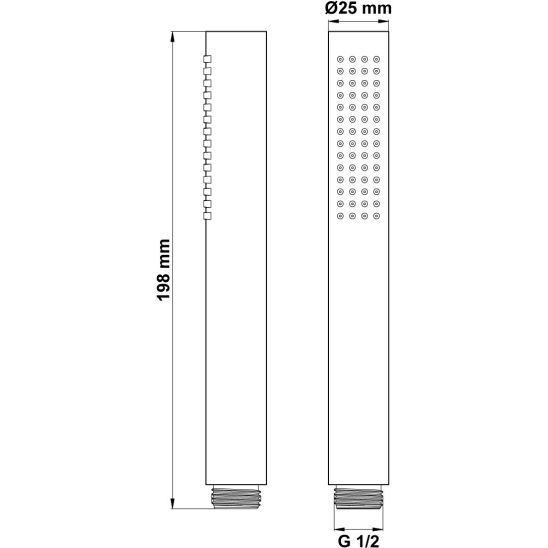 Set rubinetto per doccia Hagser Lisa HGR40000033, doccetta Hagser Mia HGR23000037, HGR31000037, HGR25000037