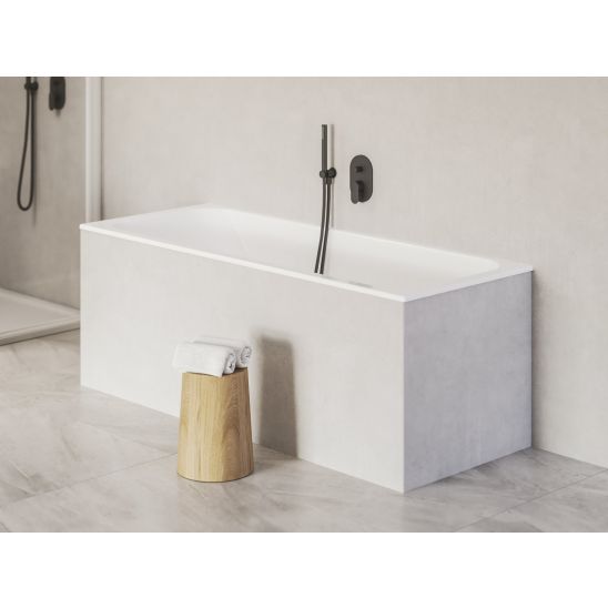 Set vasca da bagno rettangolare Slim Ravak Chrome Slim C731300000, sifone per vasca da bagno Ravak X01377, GPX2240015