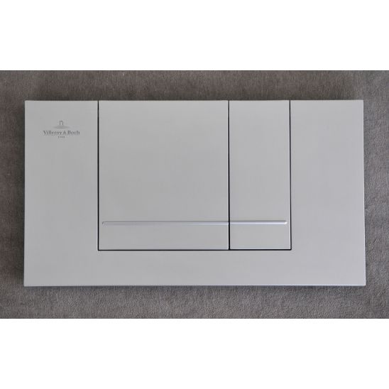 Zestaw Villeroy & Boch O.Novo combi-Pack miska WC bezkołnierzowa wisząca z deską wolnoopadającą Weiss Alpin i stelaż podtynkowy ViConnect przyciskiem spłukującym białym (5660HR01, 92214200, 92214368)