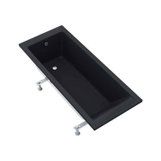 Set vasca da bagno rettangolare Oltens Langfoss 10002300, parete vasca Oltens Sela 23202100