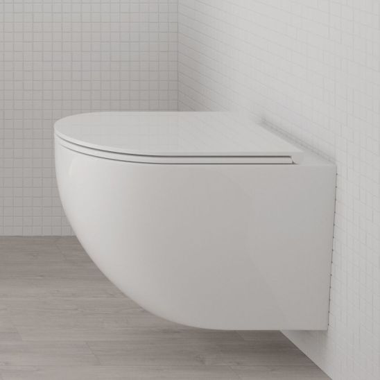 Set WC monoblocco Oltens Hamnes 44001000, copriwater Oltens Hamnes 45111000