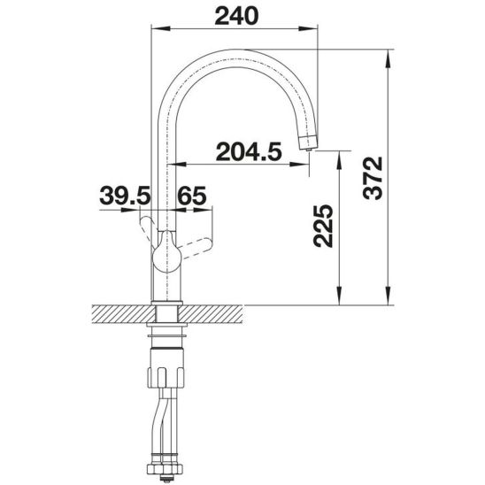 Set filtro sottolavello Blanco Soft 527453, rubinetto da cucina Blanco Trima 520840
