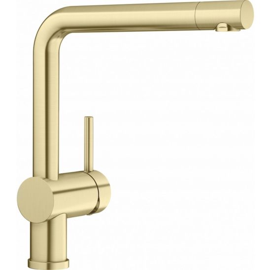 Set rubinetto da cucina Blanco Linus 526683, lavello in granito Blanco Subline 500-U 527794, 207423