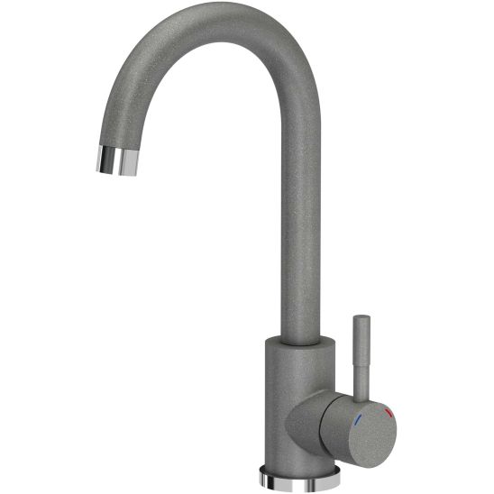 Set lavello GraniteQ Quadron Peter HCQP7850SZK, rubinetto da cucina Quadron Kate 3623500_GR, MFS1001GR