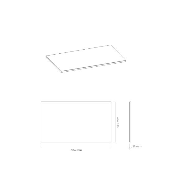 Set armadietto Oltens Vernal 60001400, piano sopra armadietto Oltens Vernal 63005400