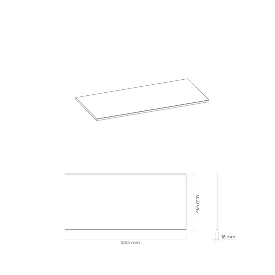 Set armadietto Oltens Vernal 60004000, piano sopra armadietto Oltens Vernal 63006000