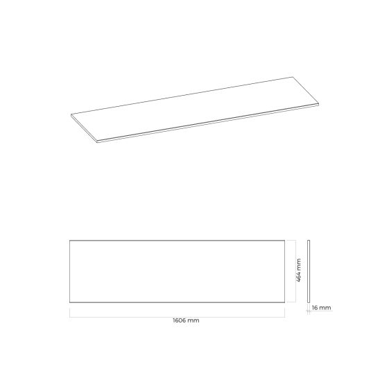 Set armadietto Oltens Vernal 60001700, piano sopra armadietto Oltens Vernal 63008300