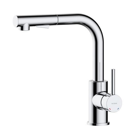 Set lavello in acciaio Teka Be Linea 115000005, rubinetto da cucina Oltens Myvat 35205100