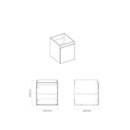 Set armadietto Oltens Vernal 60014300, armadietto Oltens Vernal 60017300, 63007000