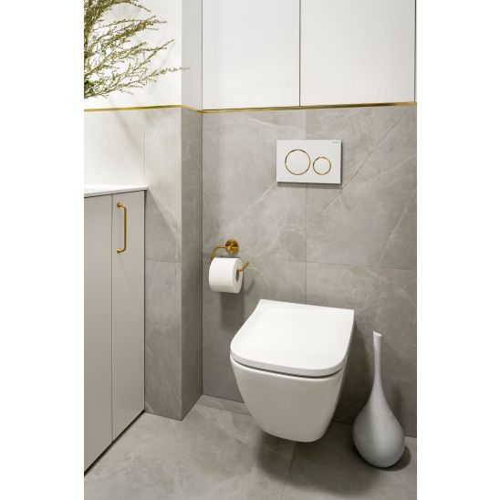 Set vaso WC Geberit Smyle 500.208.01.1, copriwater Geberit Smyle Square 500.240.01.1