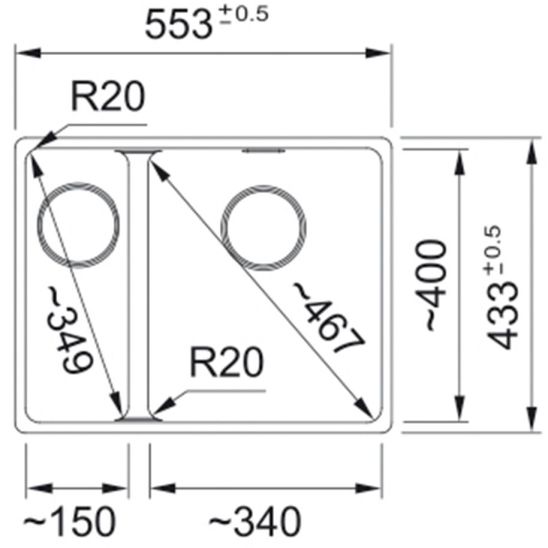 Set lavello in granito Franke Maris 125.0697.756, rubinetto da cucina Franke Eos 115.0613.671