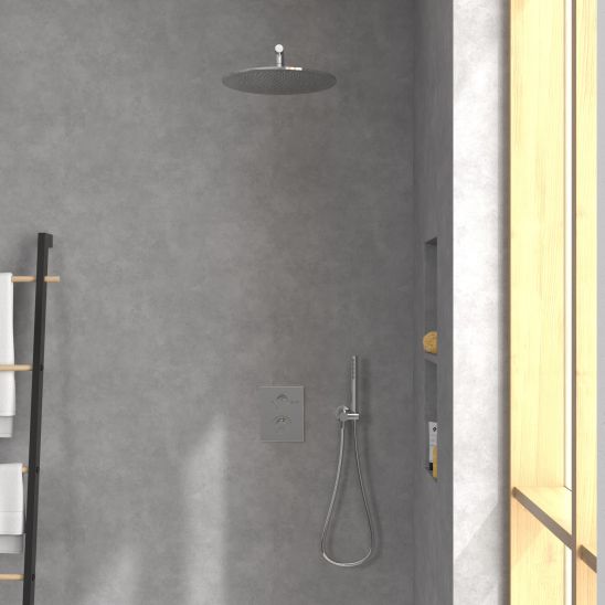 Set rubinetto per vasca e doccia Villeroy & Boch Universal Taps & Fittings TVD00065300061, corpo incasso Villeroy & Boch Universal Taps & Fittings TVD00065100000, TVC00040120061, TVC00045800061, TVC00045351061, TVC00045600061, TVS10900300061, TVC000035000