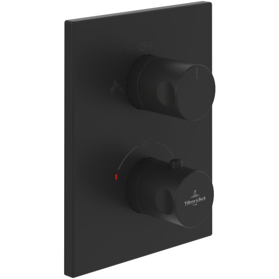 Set rubinetto per vasca e doccia Villeroy & Boch Universal Taps & Fittings TVD000653000K5, soffione doccia Villeroy & Boch Universal Showers TVC000001000K5, TVD00065100000, TVS109006000K5, TVC000458000K5, TVC000453510K5, TVC000456000K5, TVC000035000K5