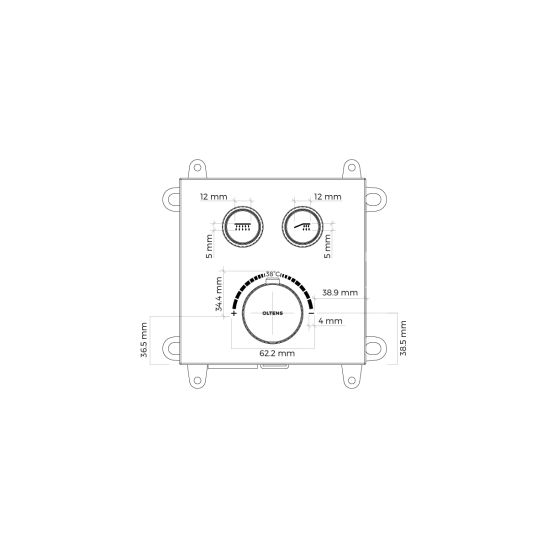 Set rubinetto per vasca e doccia Oltens Onega 34602300, soffione doccia Oltens Atran 37005300, 39401300, 39303300, 37103300, 37200300
