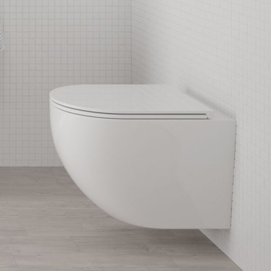 Set vaso WC Oltens Hamnes 42524000, copriwater Oltens Hamnes 45113000