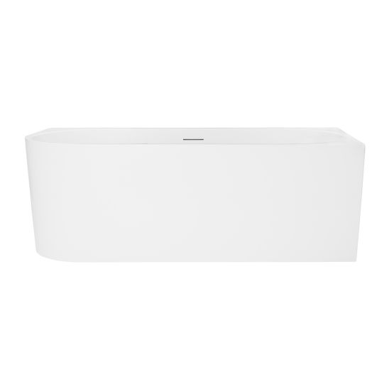 Set vasca da bagno angolare Oltens Delva 11006000, copertura piletta Oltens 09002300