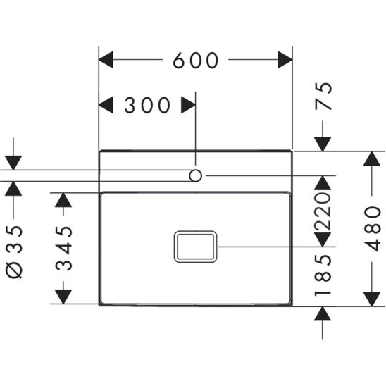 Set lavabo Hansgrohe Xevolos E 61092450, armadietto Hansgrohe Xilesa E 54253550