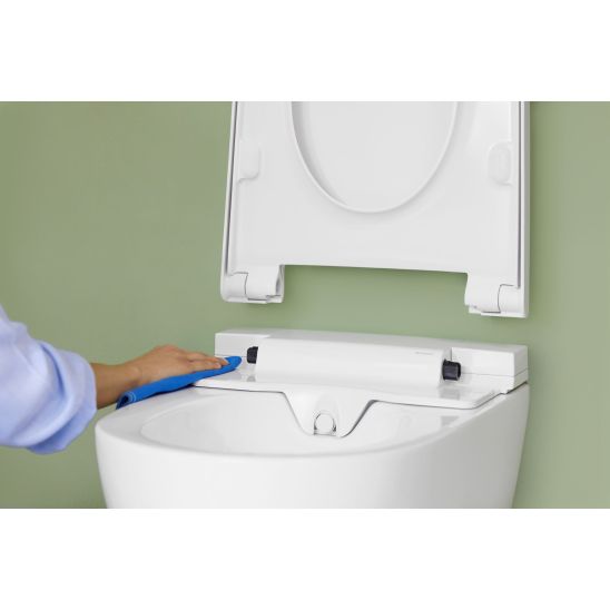 Set vaso con sedile bidet Geberit AquaClean 146.350.01.1, modulo di installazione Geberit Duofix 111.003.00.2, 111.815.00.1
