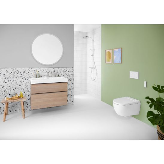 Set vaso con sedile bidet Geberit AquaClean 146.350.01.1, modulo di installazione Geberit Duofix 111.003.00.2, 111.815.00.1
