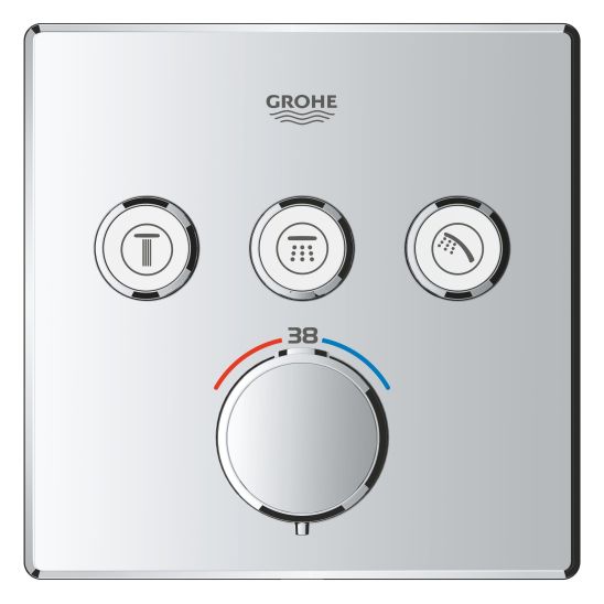 Set set doccia Grohe Precision Smartcontrol 34875000, tira acqua Grohe 4067393055617