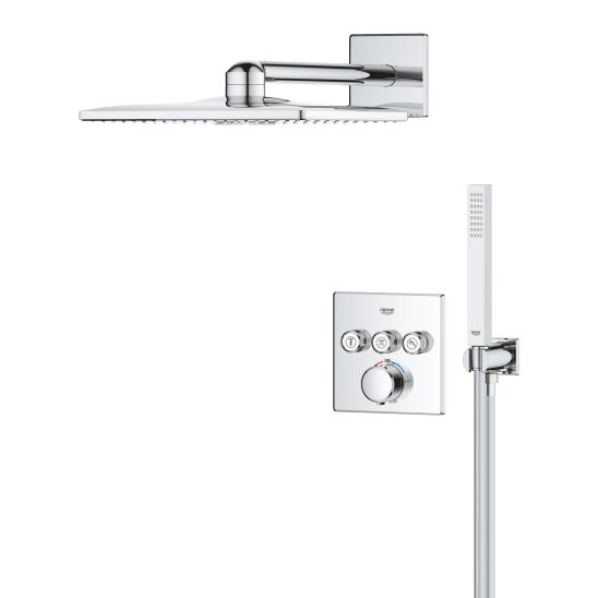 Set set doccia Grohe Precision Smartcontrol 34875000, tira acqua Grohe 4067393055617