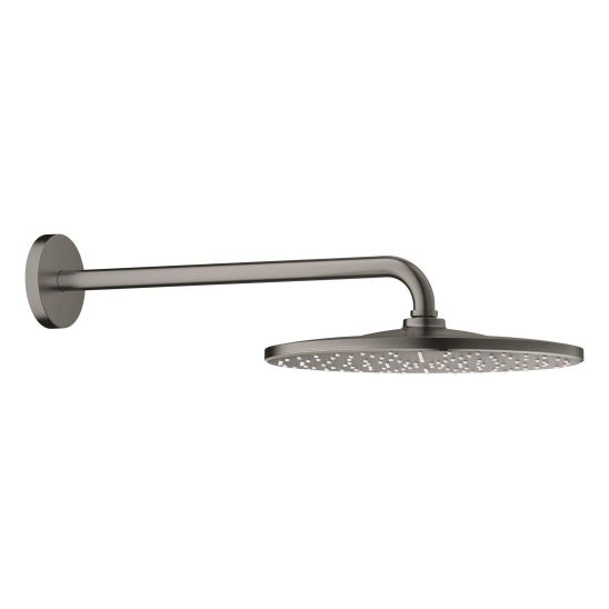 Set soffione doccia con braccio Grohe Rainshower 26558AL0, rubinetto per vasca e doccia Grohe Essence 24058AL1, 26574AL0, 26658AL0, 28362A01