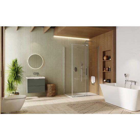 Set set di montaggio Excellent Ortigo KAEX.5012.1014.BL, porta doccia Excellent Ortigo KAEX.5007.01.1400.LP2/2, KAEX.5007.01.1400.LP1/2, KAEX.5022.1000, KAEX.5022.BL