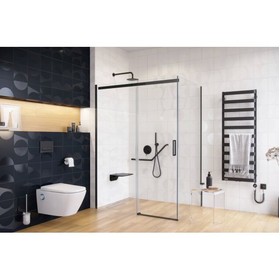 Set box doccia con porta Excellent Rols KAEX.2606.800.LP.BL, porta doccia Excellent Rols KAEX.2612.1000.LP1/2.BL, KAEX.2612.1000.LP2/2.BL