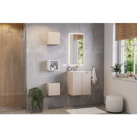 Set armadietto Comad Nova Cashmere NOVA CASHMERE 82-50-2D, piano Comad Nova White NOVA WHITE 89-50