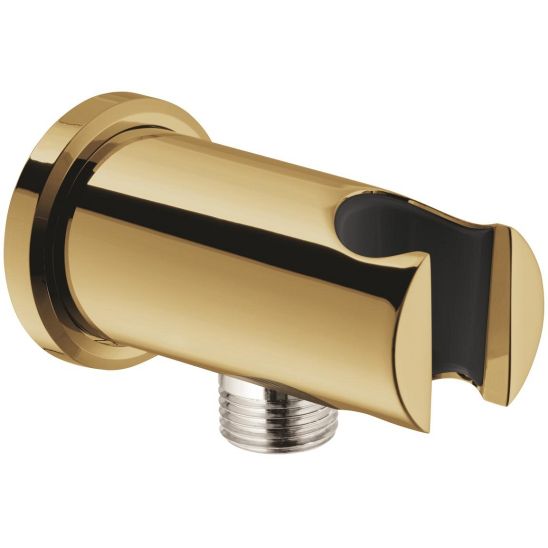 Set soffione doccia con braccio Grohe Rainshower 26066GN0, rubinetto per vasca e doccia Grohe Essence 24058GN1, 26574GN0, 26658GL0, 28362GL1