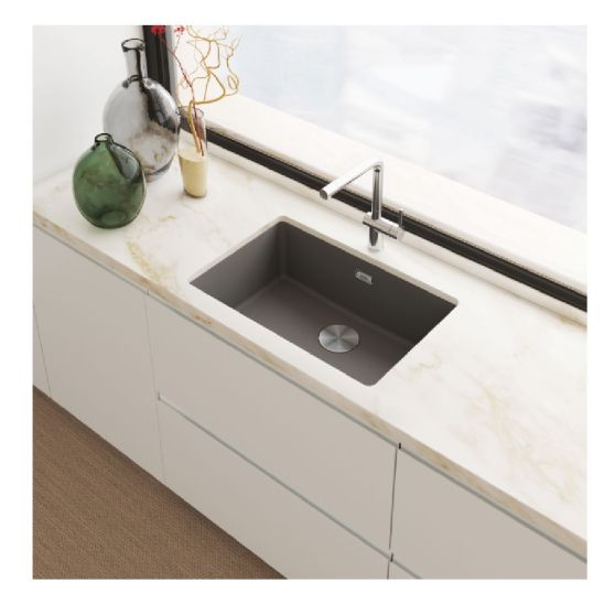 Set lavello in granito Franke Maris 125.0714.196, rubinetto da cucina Franke Lina 115.0626.022