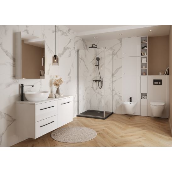 Set mobile per modulo di installazione Cersanit Larga S164-046, armadietto Cersanit Larga S164-048, S164-047, S164-049, S164-050