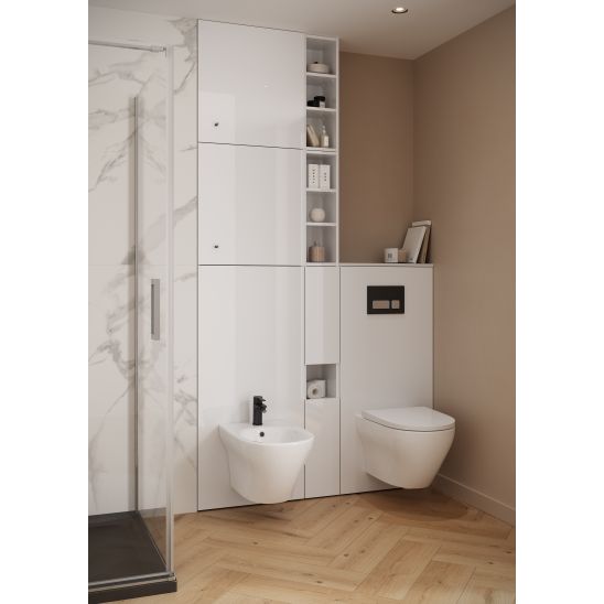 Set mobile per modulo di installazione Cersanit Larga S164-046, armadietto Cersanit Larga S164-048, S164-047, S164-049, S164-050