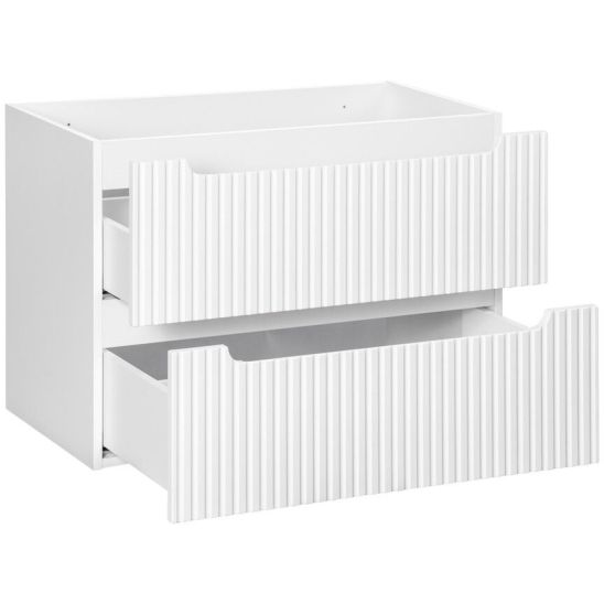Set armadietto Comad Nova White NOVA WHITE 82-80-2S, lavabo Comad Beyond 5 BEYOND 5 WHITE ( E-6564 ), NOVA OAK A 89-80
