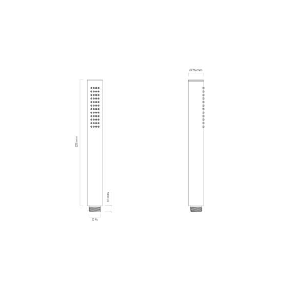 Set rubinetto per vasca e doccia Oltens Molle 34100910, soffione doccia Oltens Vindel 37006910, 39402910, 39304910, 37102910, 37200910
