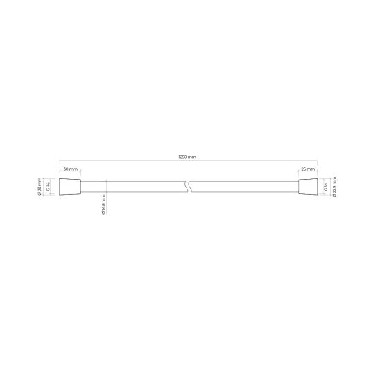 Set rubinetto per doccia Oltens Molle 33100610, prese d'acqua con supporto doccetta Oltens Hvita 39304610, 37102610, 37200610