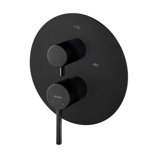 Set rubinetto per vasca e doccia Oltens Rann 34111300, bocca di erogazione per rubinetto Oltens Molle 39100300, 39304300, 37102300, 37200300
