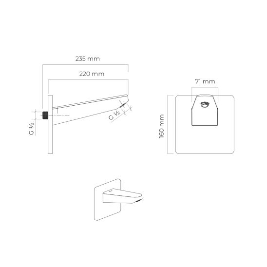 Set rubinetto per vasca e doccia Oltens Onega 34602100, soffione doccia Oltens Vann 37008100, 39403100, 37108100, 39304100, 37200100