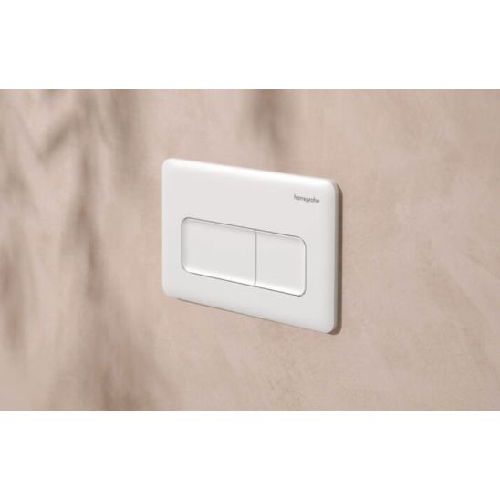 Set vaso WC con copriwater a discesa lenta Hansgrohe EluPura Q 60293450, modulo di installazione Hansgrohe iFrame universal 01022180, 66001700
