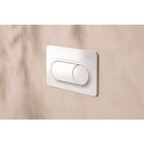 Set vaso WC con copriwater a discesa lenta Hansgrohe GladeLake S 60309450, modulo di installazione Hansgrohe iFrame universal 01022180, 66002450
