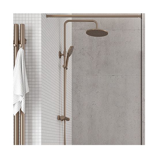 Set set doccia Oltens Vatten 36505610, bocca di erogazione per rubinetto Oltens Numa 39106610