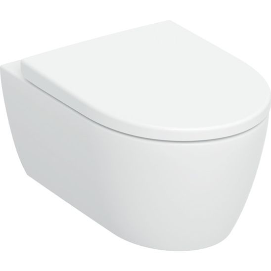 Set vaso WC con copriwater a discesa lenta Geberit iCon 503.046.00.1, modulo di installazione Geberit Duofix 111.320.00.6, 111.815.00.1, 156.050.00.1