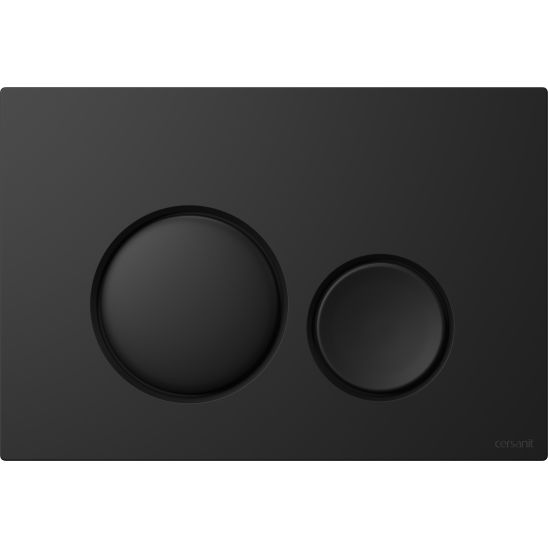 Set vaso WC con copriwater a discesa lenta Cersanit Luna S701-871, set modulo di installazione con placca di comando Cersanit S701-779