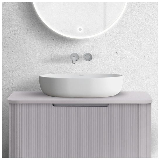 Set armadietto Oltens Hamnes 60023900, piano sopra armadietto Oltens Hamnes 63013900